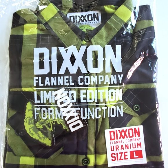 DIXXON Flannel URANIUM Limited Edition Women' Flannel Shirt L - Picture 6 of 8